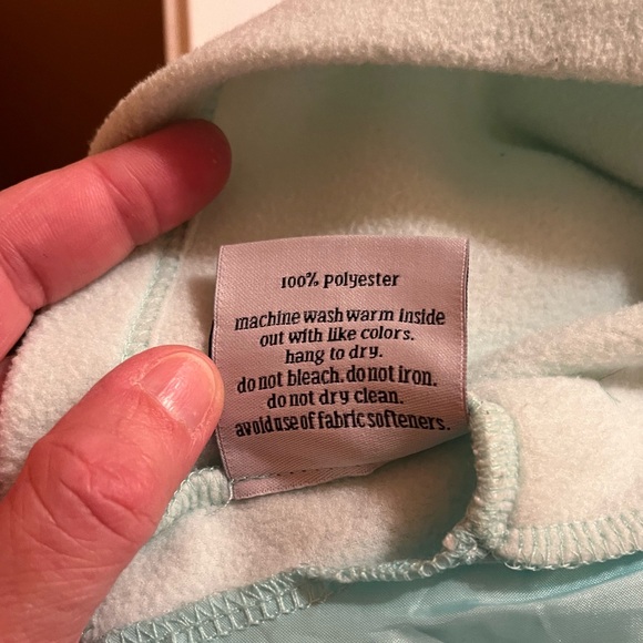 Dudley Stephens Vello Fleece Cobble Hill Turtleneck in Mint Green - Picture 8 of 8